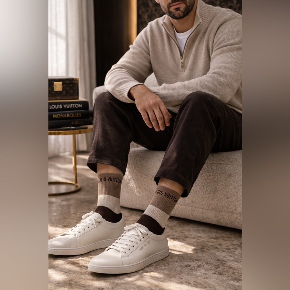 Luxury LV Crew Socks